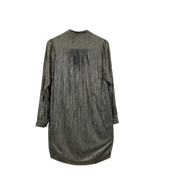 SABINA MUSAYEV AGATHA DRESS - GOLD Long
Sleeve Shift Dress Women’s Size M - Picture 6 of 14